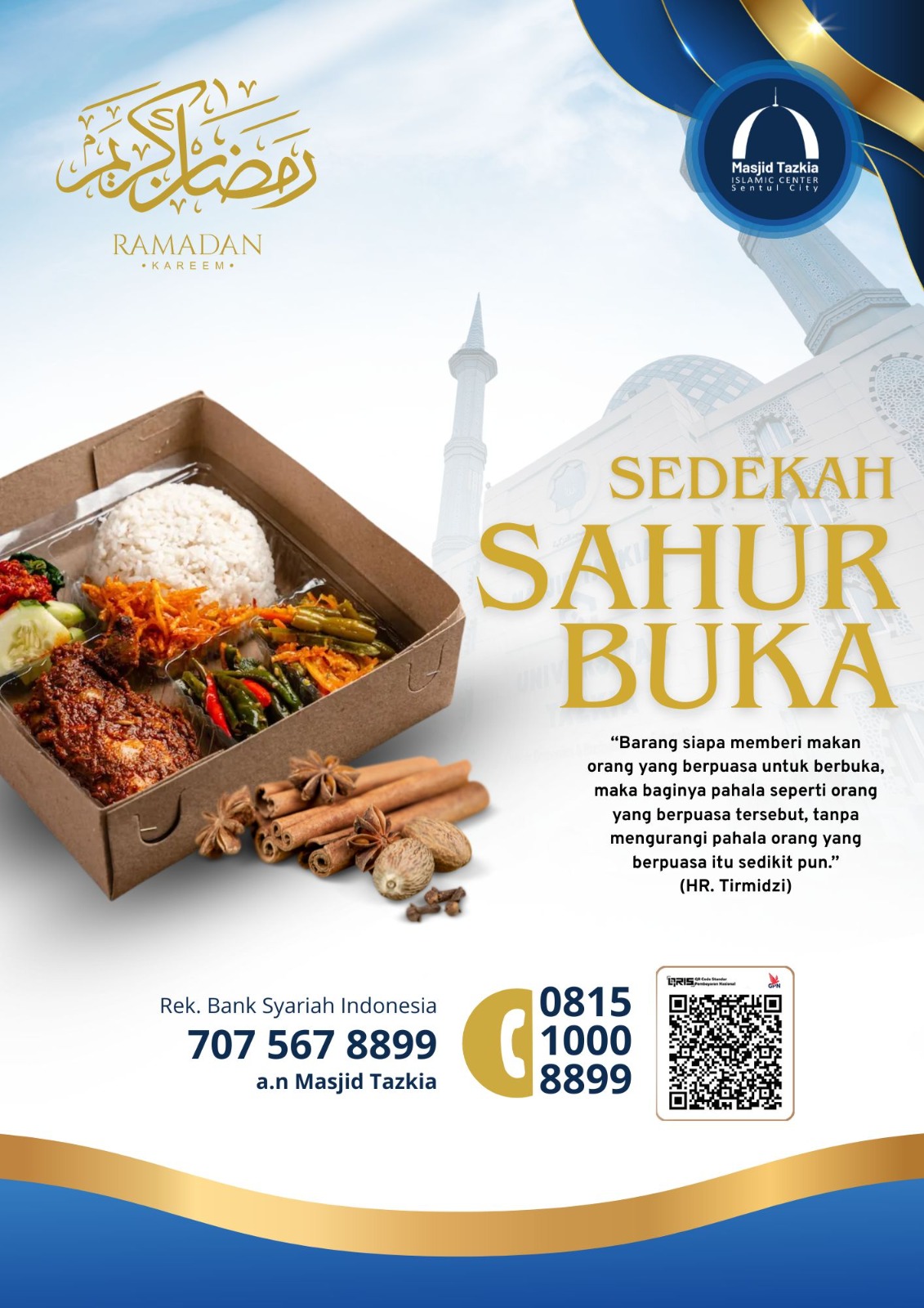 RAMADHAN 1447H/2026 di MASJID TAZKIA